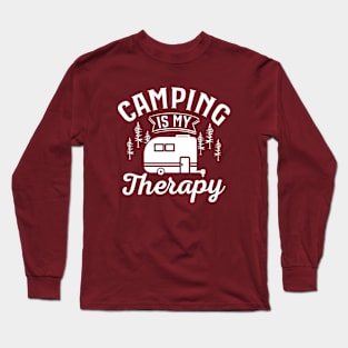 Camping is My Therapy Long Sleeve T-Shirt